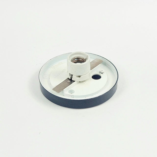 Metal Mid-Century Modern Bubble Glass Flush Mount by Helena Tynell for Limburg, Germany, 1960s For Sale - Image 7 of 9