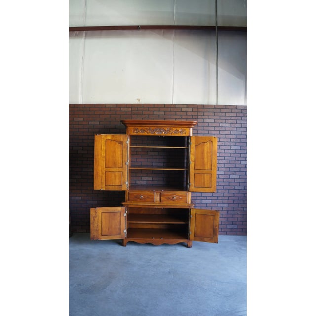 Wood Country French Armoire ~ Tv Cabinet For Sale - Image 7 of 8