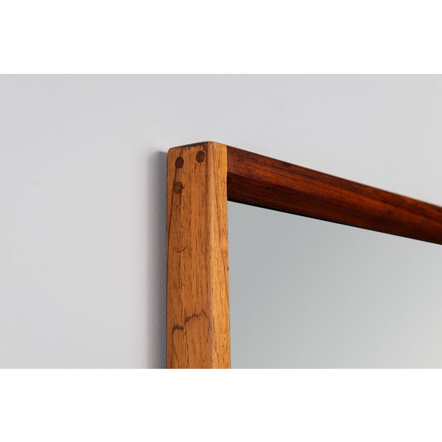 Aksel Kjersgaard No. 145 Mirror in Rosewood by Kai Kristiansen for Aksel Kjersgaard, 1960s For Sale - Image 4 of 8
