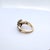 Late 20th Century 14k Yellow Gold Ring With Gia Certified Blue Oval Sapphire & Diamond Accents, Size 6.5 For Sale In Phoenix - Image 6 of 8
