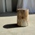 Contemporary Petrified Wood Side Table For Sale - Image 3 of 18