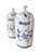 1950s Mid-Century Blue and White Floral Ceramic Caddies from TC, 1950s, Set of 6 For Sale - Image 5 of 11