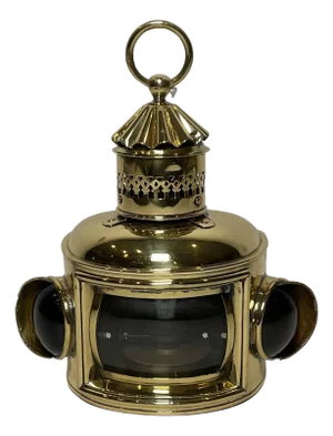 Antique Brass Boat Lantern