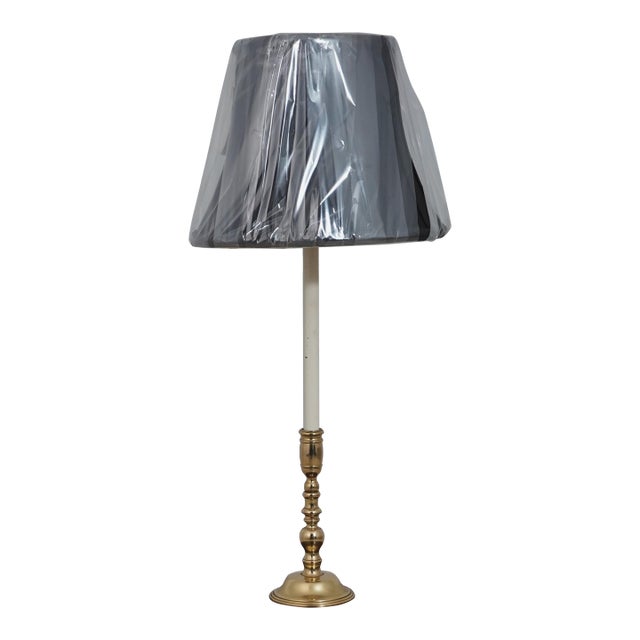 Vintage Mahogany Round Candlestick Floor Lamp Table For Sale