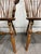 This is a gorgeous full set of four vintage Ethan Allen Heirloom maple nutmeg Fiddleback Duxbury dining chairs #10-6020,...