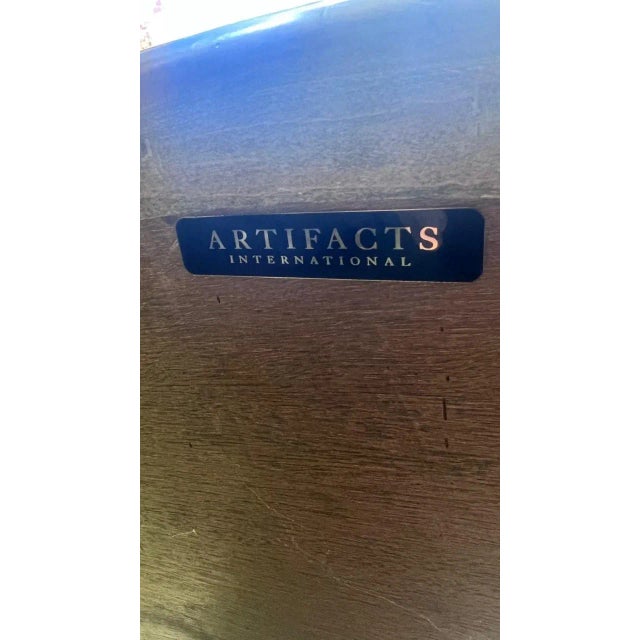 Artifacts International Twisted Concrete Base Round Dining Table For Sale - Image 10 of 11