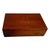 Brown 1930s Art Deco Wooden Inlay Box Cigar Box Jewelry Box Americana Ny Nj Dugan Brothers Bakery For Sale - Image 8 of 11