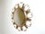 Gold Vintage Brass Sunburst Mirror, 1960s For Sale - Image 8 of 10