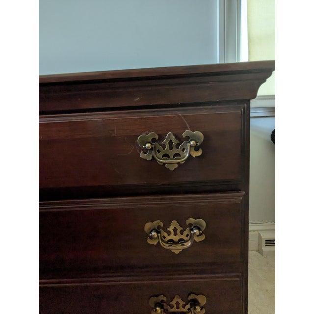 Early 21st Century Chippendale Style Nightstand For Sale - Image 5 of 7