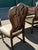 Hooker Furniture Leesburg Oval Dark Wood Dining Table & 8 Leesburg Mahogany Wood Brown Italian Leather Dining Chairs - Set of 9 For Sale - Image 10 of 13