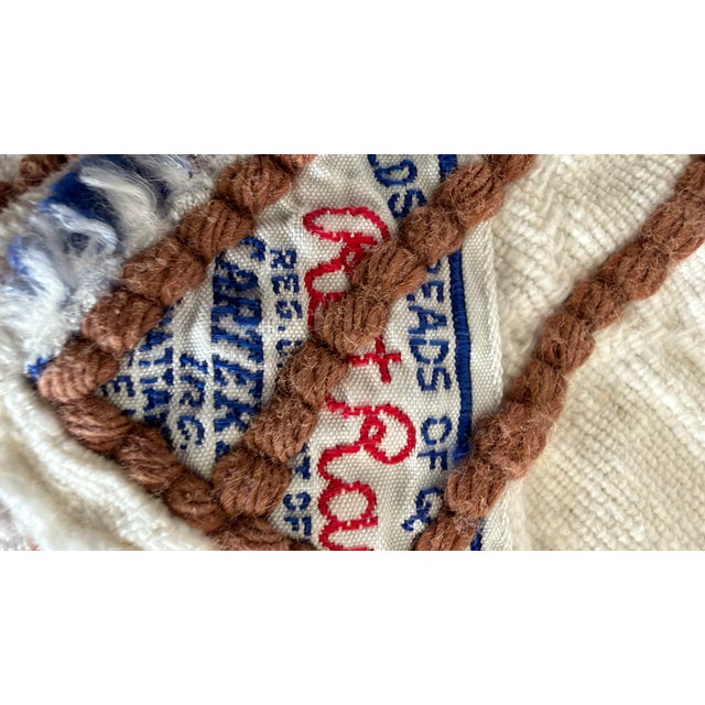 Traditional Vintage Chenille Bedspread Double/Queen For Sale - Image 3 of 7