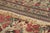 Textile Antique Tehran Persian Rug in Cream With Red Floral Patterns | Rug & Kilim For Sale - Image 7 of 7