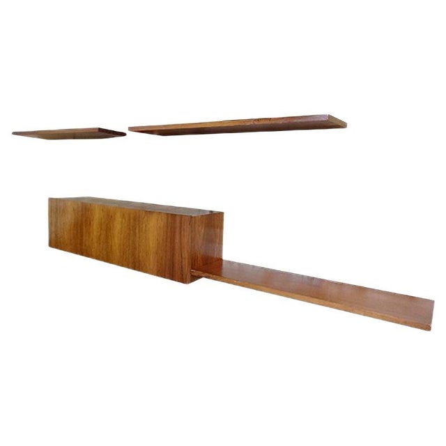 Rosewood Wall System from Banz Bord, Set of 4 For Sale - Image 12 of 12
