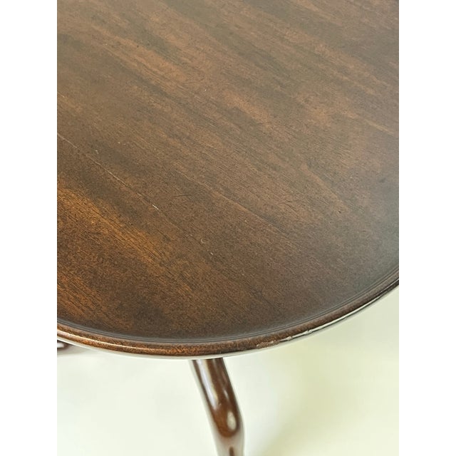 Mid 20th Century Kittinger Historic Newport Mahogany Dish-Top Candle Stand - Hn 27 For Sale - Image 11 of 11