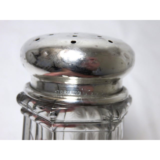 Sterling Silver & Hand Cut Crystal Sugar Shaker Chairish