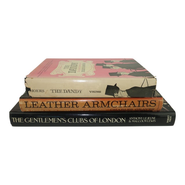 Dandy & Gentleman Clubs Book Collection, Set of 3 For Sale