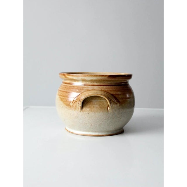 Contemporary Vintage Studio Pottery Serving Bowl For Sale - Image 3 of 11