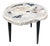 Andrianna Shamaris Petrified Wood Slab Table with Steel Base For Sale