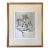 Printmaking Materials Vintage Mid Century Etching Female Nude by Lossart For Sale - Image 7 of 7