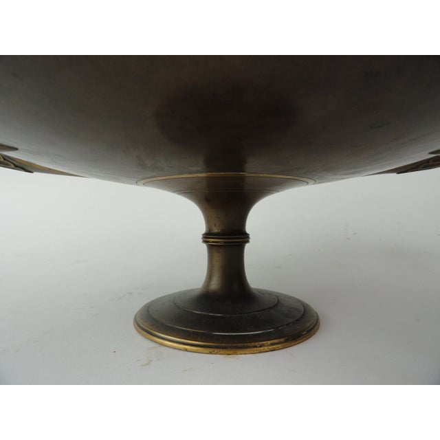 Bronze Tazza in Bronze Signed F. Barbedinne For Sale - Image 8 of 9