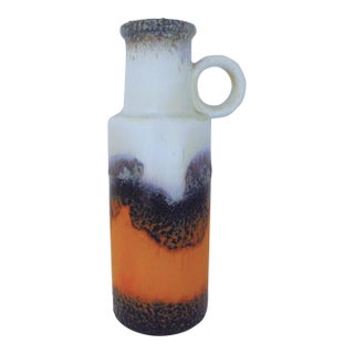 Vintage West German Ceramic Vase For Sale