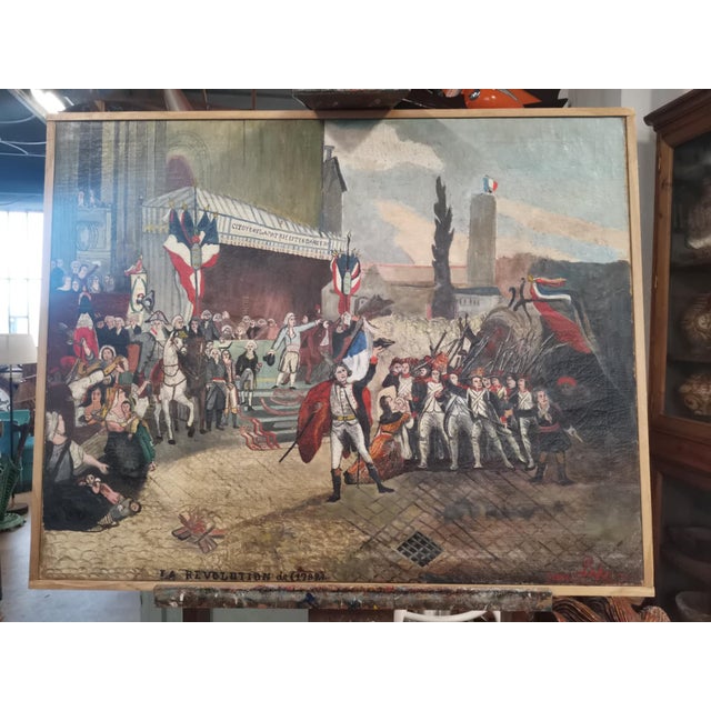 The French Revolution, 1896, Oil on Canvas For Sale - Image 9 of 10
