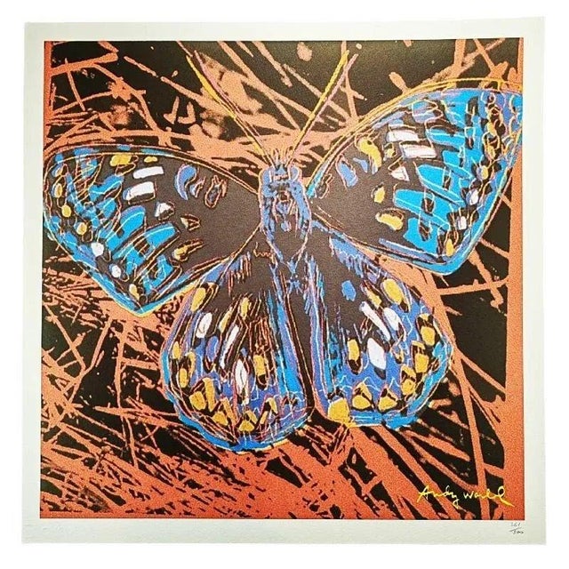 After Andy Warhol, Butterfly, 1980s, Lithograph For Sale - Image 9 of 9