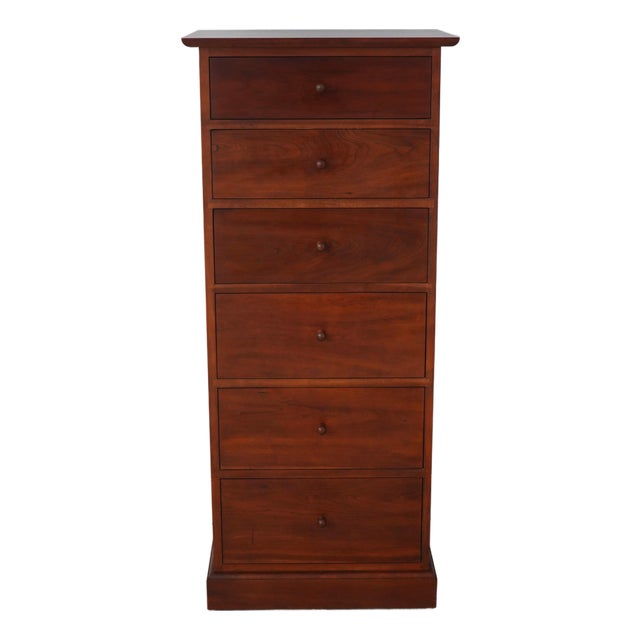 Stickley Cherry 6 Drawer Shaker Lingerie Chest For Sale
