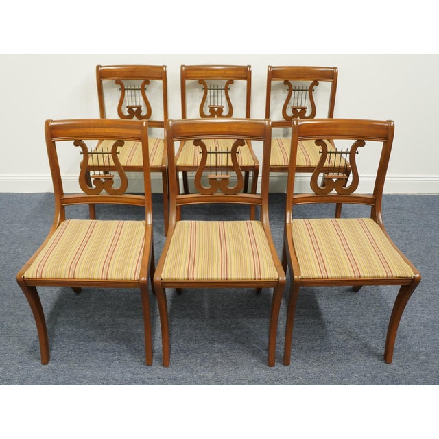 Set of Six Vintage Antique c.a. Bissman Traditional Duncan Phyfe Style