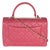 Chanel Pink Quilted Lambskin Medium Trendy CC Flap Dual Handle Bag For Sale - Image 4 of 9