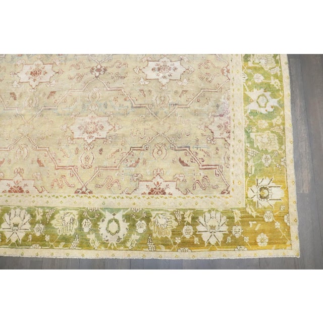 Textile Square 19th Century Agra Carpet - 8'5" x 8'8" For Sale - Image 7 of 9