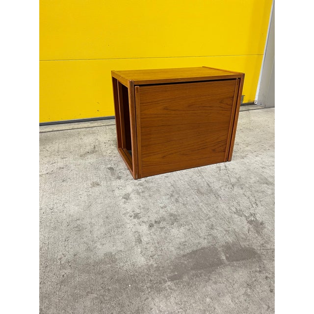 Mid 20th Century Set of Two Teak Nesting Side Tables For Sale In Milwaukee - Image 6 of 8