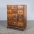 Vintage French Oak Bank of Drawers, 1940s For Sale - Image 9 of 10