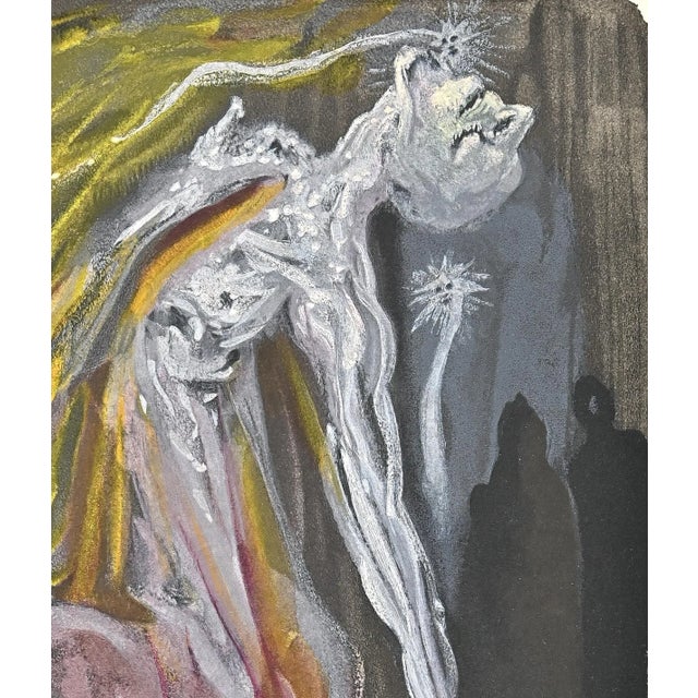 The Furies, from the Series "The Divine Comedy" by Dante Alighieri, is an original woodcut print by Salvador Dalì,...