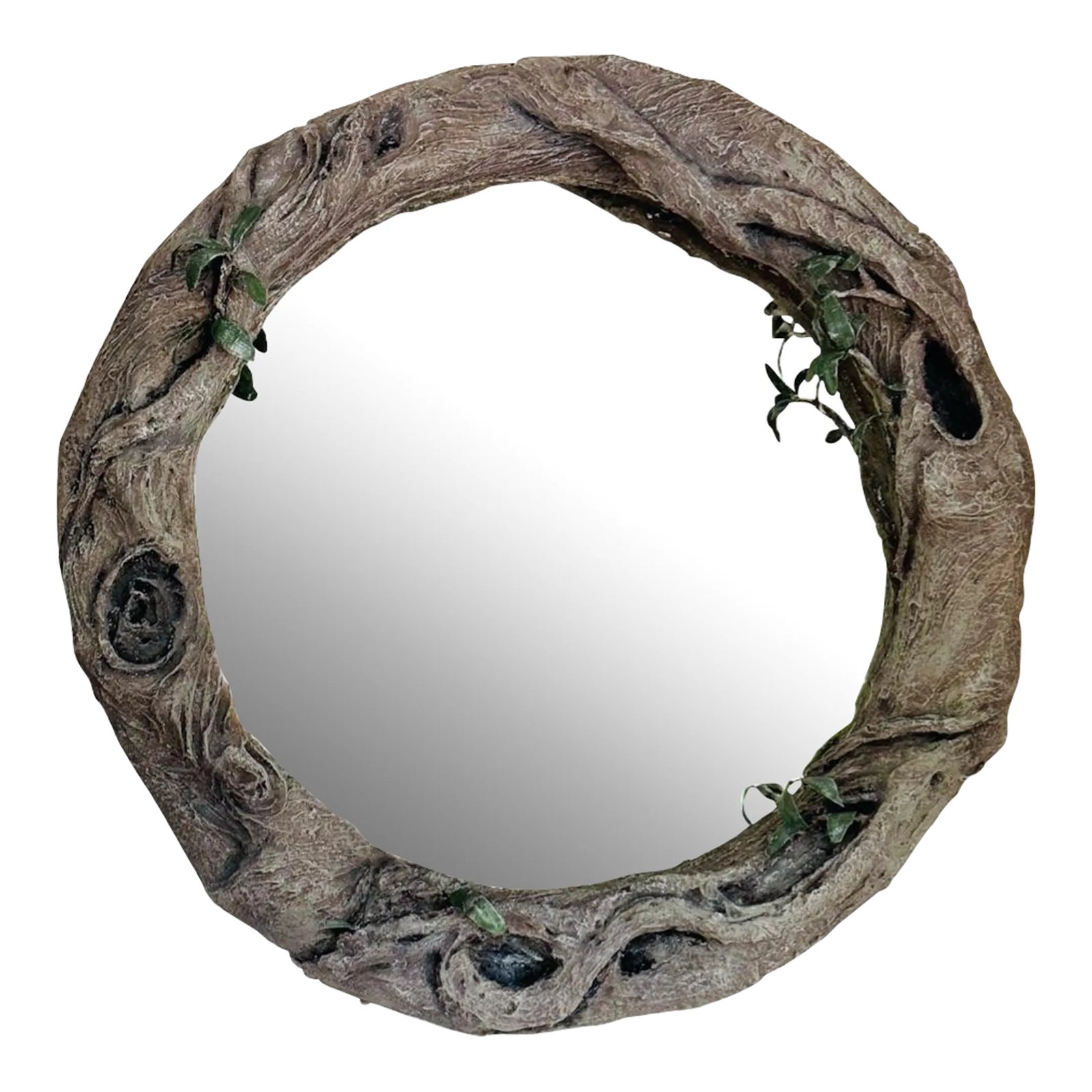 Woodland Reflection, Large Handmade Faux Bois Live Oak Papier-Mâché ...