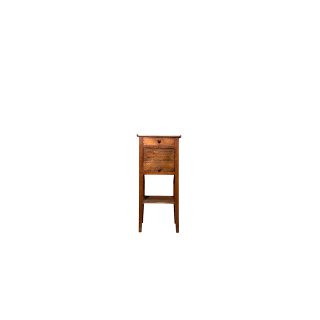 Walnut Bedside Table, 1800s For Sale - Image 4 of 4