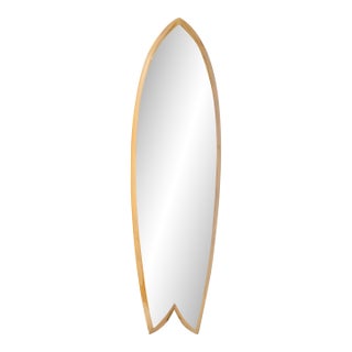 Catcus Sun -Rockin Fig Epoxy Wood Veneer Rideable Surfboard by Bobbi Bennett For Sale