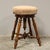 Piano stool Solid walnut - with height adjustment screw Late 19th century Dimensions: diameter 34 cm, height 51 cm In...