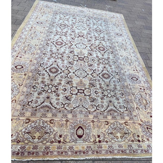 Traditional Antique Amritsar /Agra Carpet For Sale - Image 3 of 12
