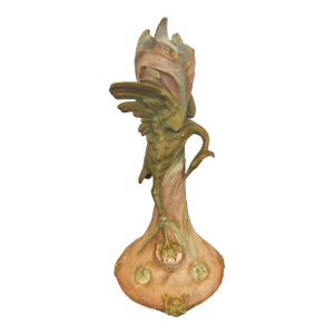 Late 19th Century Ernst Wahliss Heron Vase