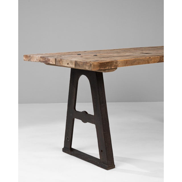 Early 20th Century French Industrial Table For Sale - Image 4 of 18