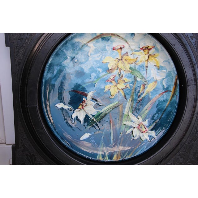 Framed Plates by Jérôme Massier for Vallauris, Set of 2 For Sale - Image 6 of 15