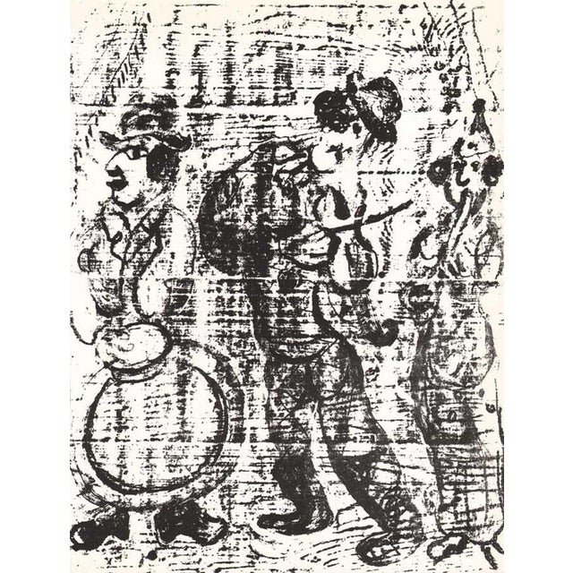 Artist: Marc Chagall Title: The wondering musicians Medium: Original Lithograph Marks: Not signed, not numbered Printed:...