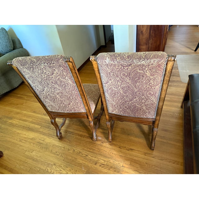 1960s Spanish Revival Wooden Chairs (Set of 2) For Sale - Image 10 of 12