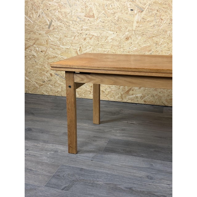 Vintage Danish Adjustable Dining Table in Oak, 1960s For Sale - Image 4 of 18