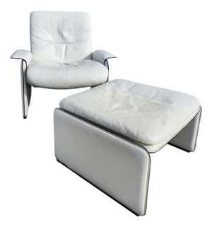Set of Lounge Chair with Ottoman from de Sede