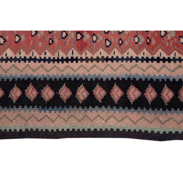 Mid-20th Century Vintage Kilim Rug 4' 5" X 10' 11''. For Sale - Image 11 of 13