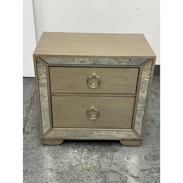 2010s Z Gallerie Farrah Two Drawer Nightstand For Sale - Image 5 of 12
