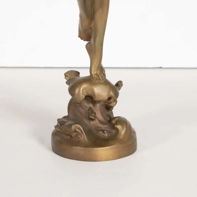 1920s "Crest of the Wave" Sculpture by Harriet Frishmuth For Sale - Image 10 of 13