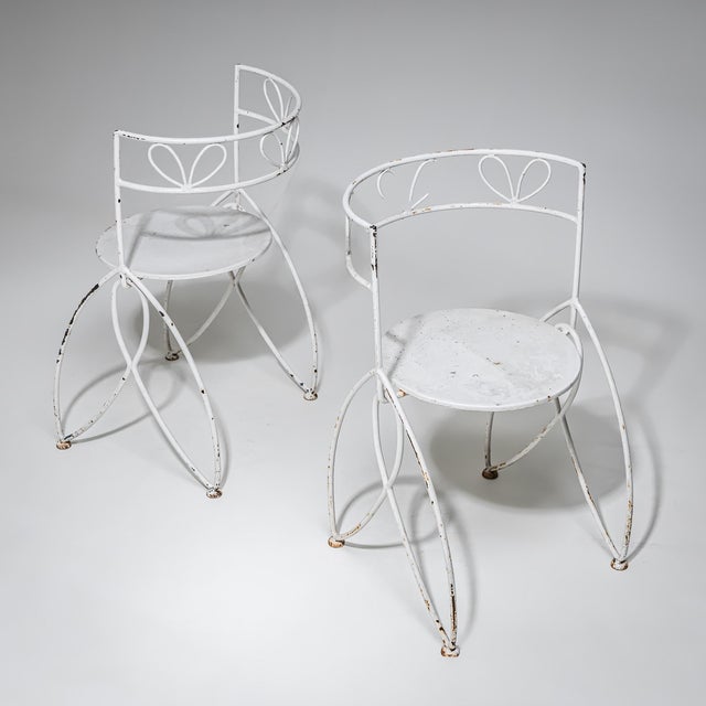 Vintage Italian Lawn Chairs, 1950s, Set of 6 For Sale - Image 14 of 15